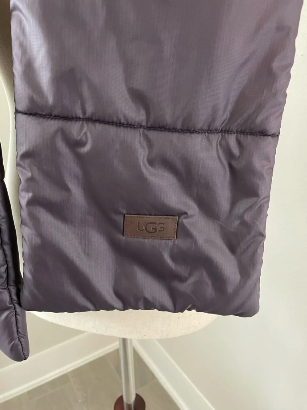 Ugg Puff Scarf Plum Packable All Weather Purple